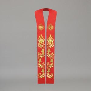 Gothic Stole 10589 - Red  - 1
