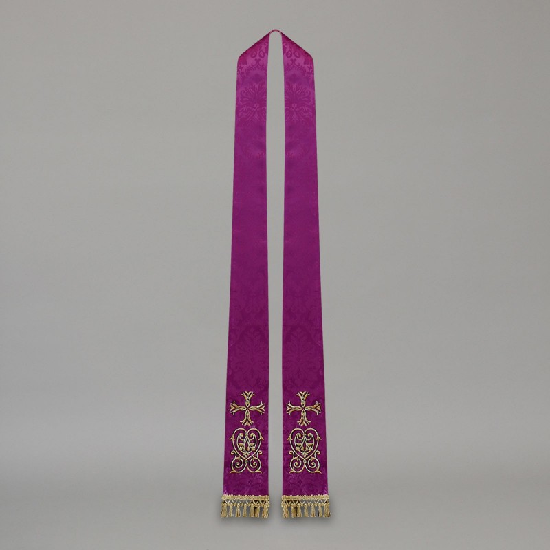 Gothic Stole 10644 - Purple  - 3