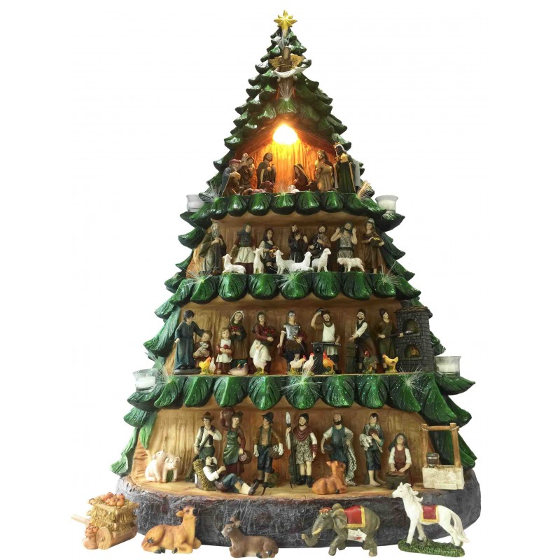 Christmas Tree Nativity Set 39" - 10714  - 1