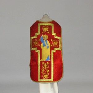 Roman Chasuble 10952 - Red  - 1