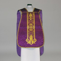 Roman Chasuble 10966 - Purple  - 3
