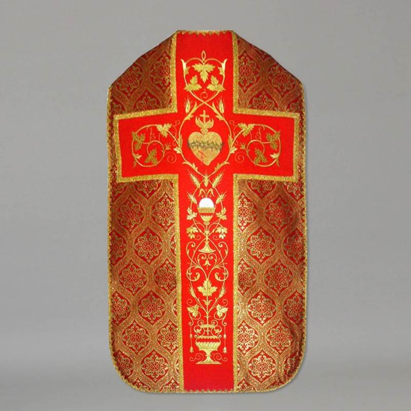 Roman Chasuble 10968 - Red  - 2