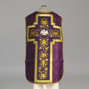 Roman Chasuble 10972 - Purple  - 4