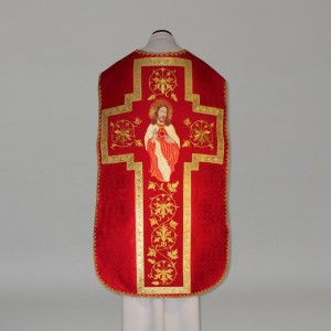 Roman Chasuble 10980 - Red  - 4