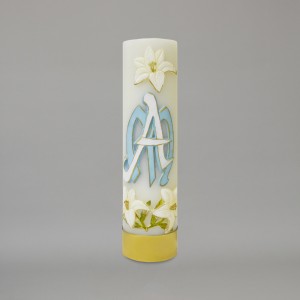 Decorated Oil Candle 11095  - 1