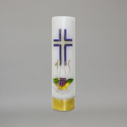 Decorated Oil Candle 11114  - 1