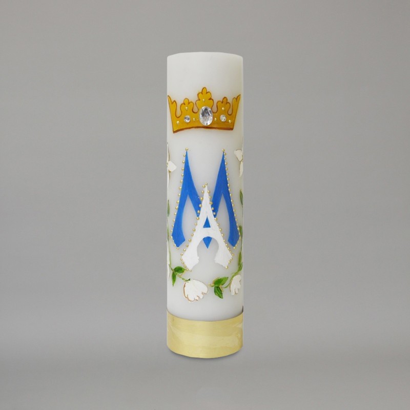 Decorated Oil Candle 11119  - 1