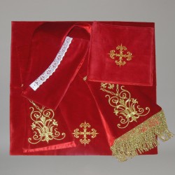 Roman Chasuble 10957 - Red  - 4