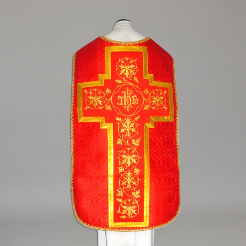Roman Chasuble 11191 - Red  - 2