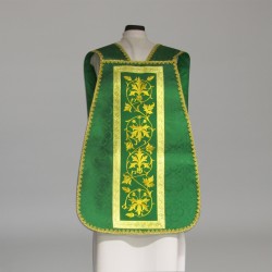 Roman Chasuble 11192 - Green  - 3
