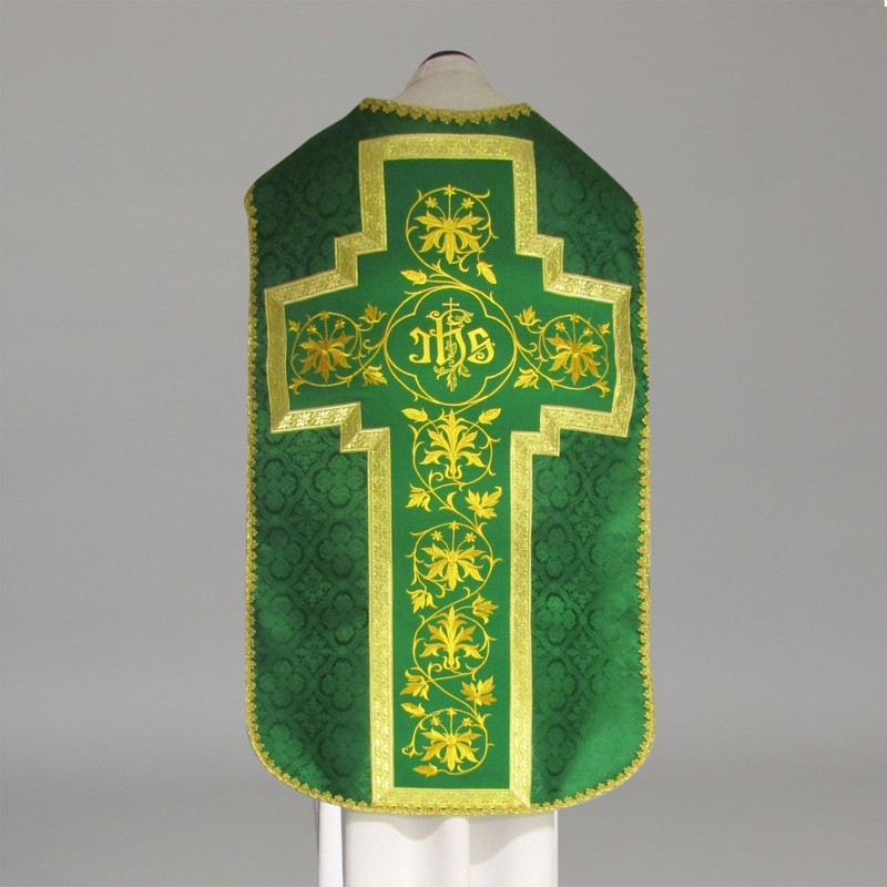 Roman Chasuble 11192 - Green  - 5