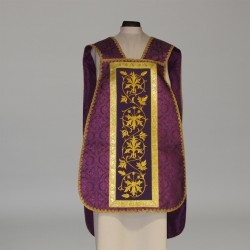 Roman Chasuble 11194 - Purple  - 7