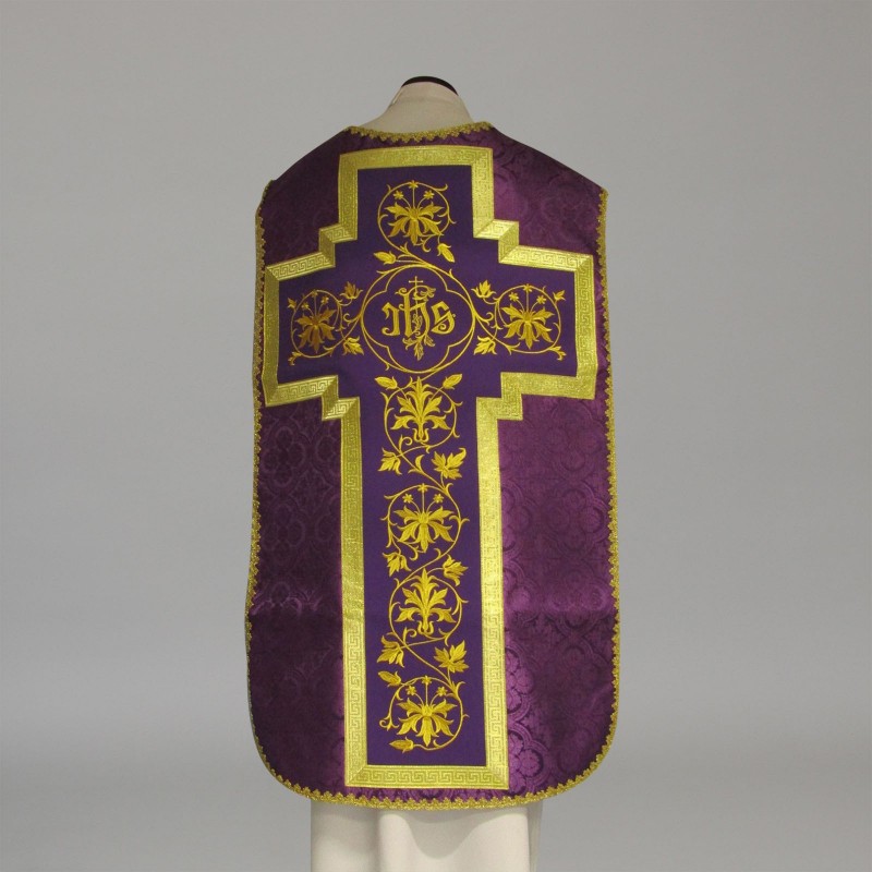Roman Chasuble 11194 - Purple  - 8