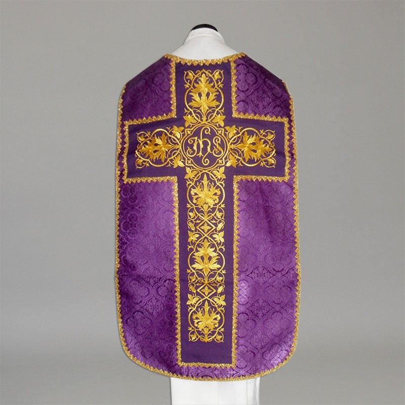 Roman Chasuble 11197 - Purple  - 1