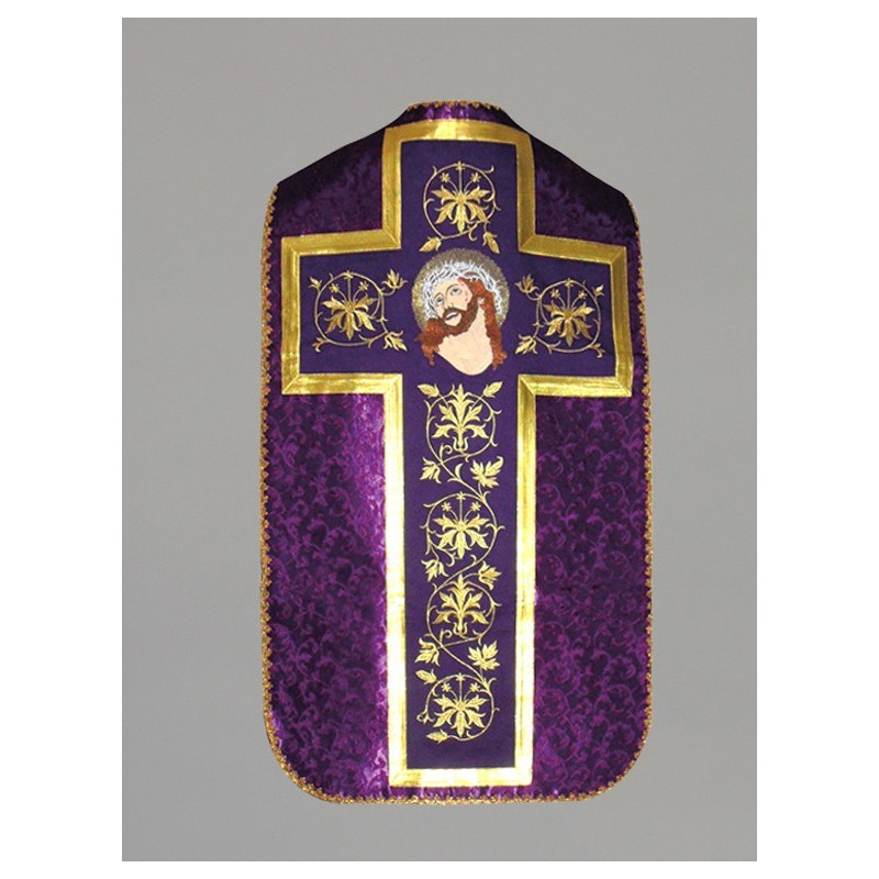 Roman Chasuble 11198 - Purple  - 1