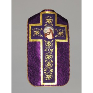 Roman Chasuble 11198 - Purple  - 1