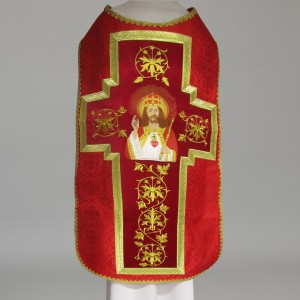 Roman Chasuble 11201 - Red  - 1