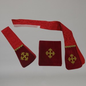 Roman Chasuble 11201 - Red  - 3