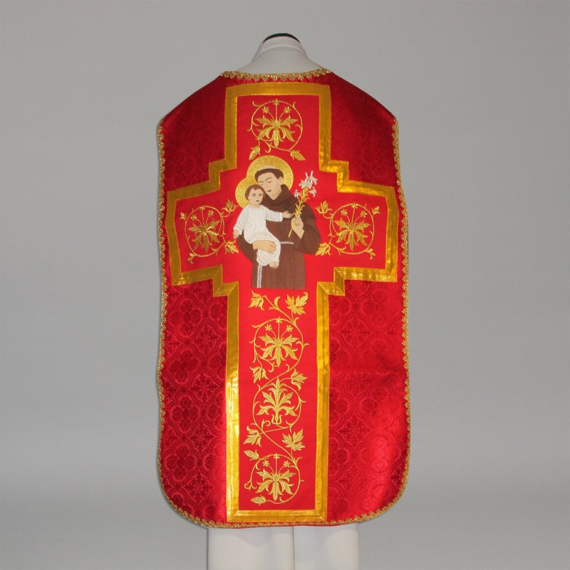 Roman Chasuble 11202 - Red  - 2