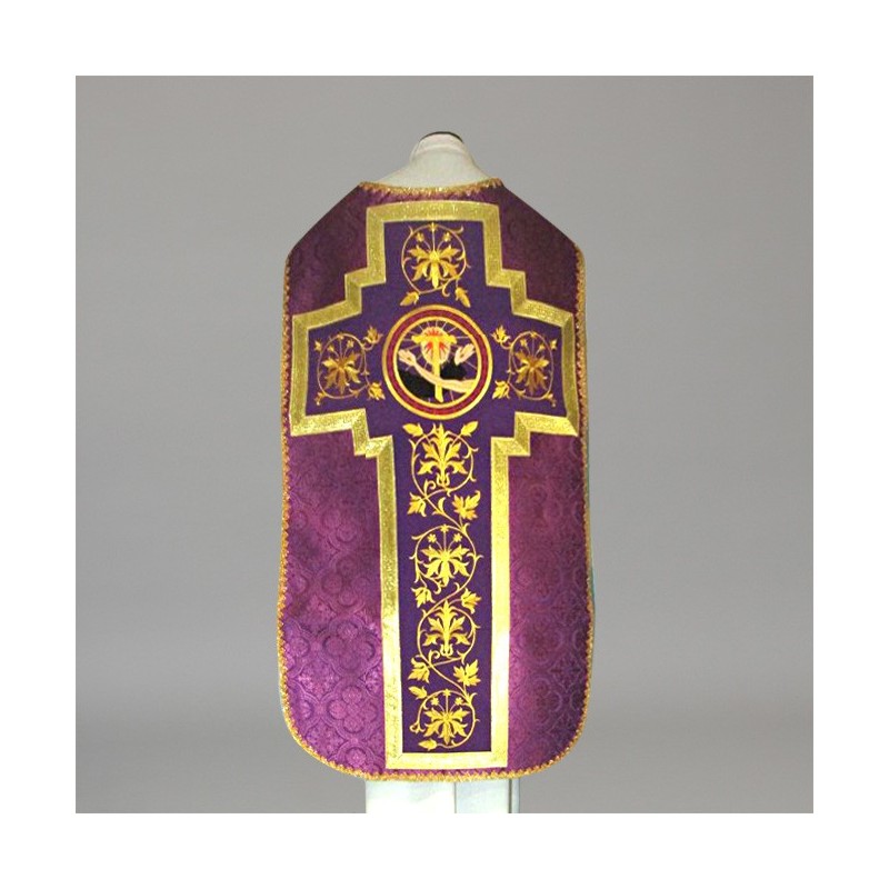Roman Chasuble 11184 - Purple  - 1