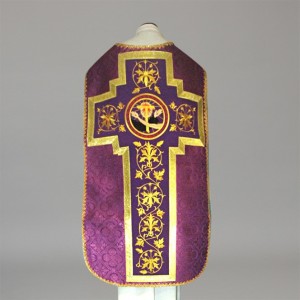 Roman Chasuble 11184 - Purple  - 1
