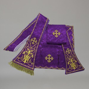 Roman Chasuble 10966 - Purple  - 4