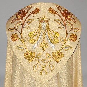 Marian Gothic Cope 4968 - Gold  - 3