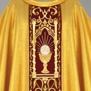 Gothic Chasuble 12085 - Gold  - 2