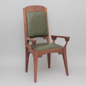 Oak Presidential Chair and 4 Matching Stools 12314  - 2