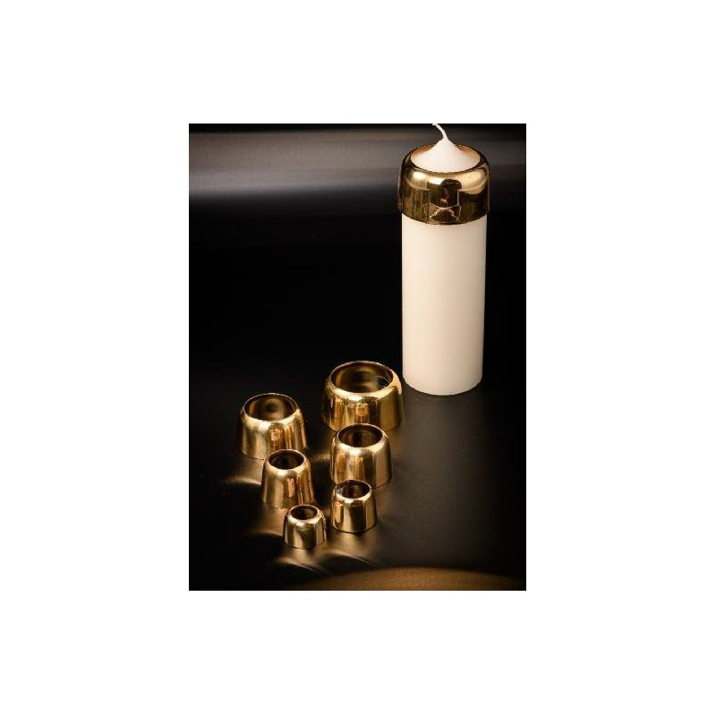 Brass Candle Cap Suitable for 1 1/4'' Candle  12431  - 1