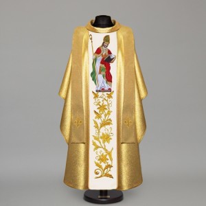 Gothic Chasuble 12458 - Gold  - 1