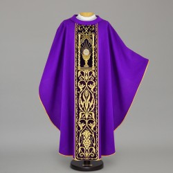 Gothic Chasuble 12536 - Purple  - 1