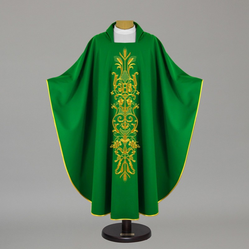 Gothic Chasuble 12583 - Green  - 1