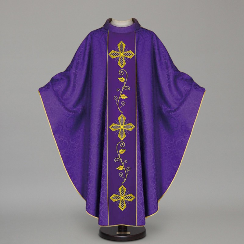 Gothic Chasuble 12676 - Purple  - 1