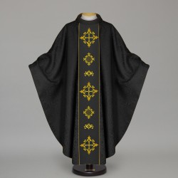 Gothic Chasuble 12675 - Black  - 1