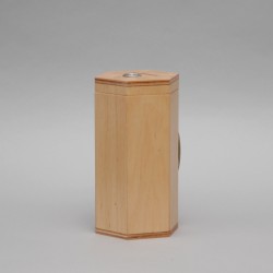 Light Wood Money Collection Box 12708  - 3
