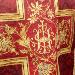 Printed Roman Chasuble 4538 - Red  - 6