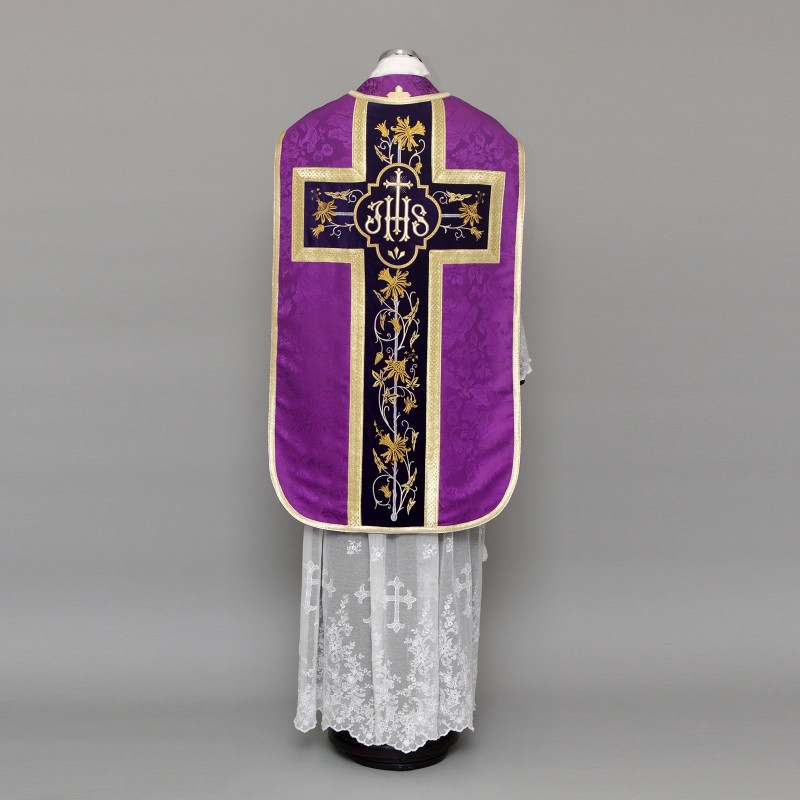 Roman Chasuble 6331 - Purple  - 1