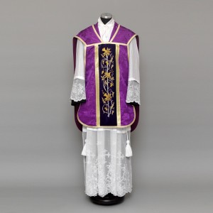 Roman Chasuble 6331 - Purple  - 5