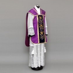 Roman Chasuble 6331 - Purple  - 3