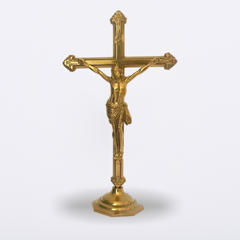 23cm Standing Altar Crucifix 7821