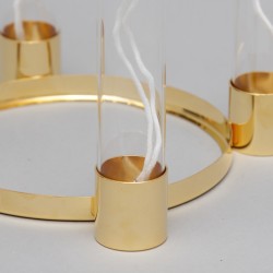 Metal Oil Advent Candles Holder 5995  - 3
