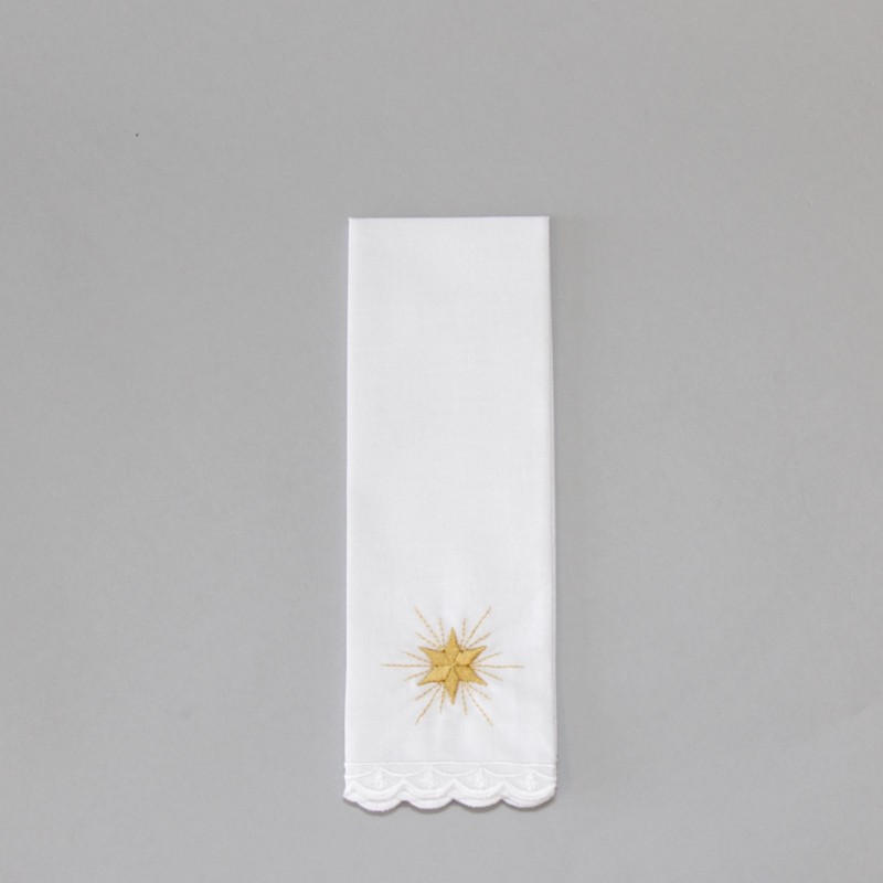 Embroidered Lavabo Towel 12942  - 1