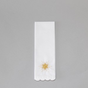 Embroidered Lavabo Towel 12942  - 1