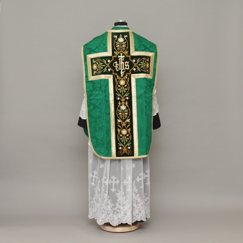 Roman Chasuble 12958 - Green  - 5