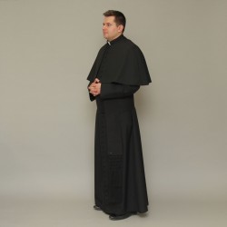 165cm Cassock with Attached Cape  - 12