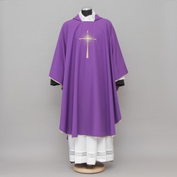 Gothic Chasuble 13183 - Purple  - 1