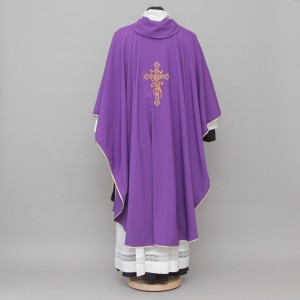 Gothic Chasuble 13188 - Purple  - 1