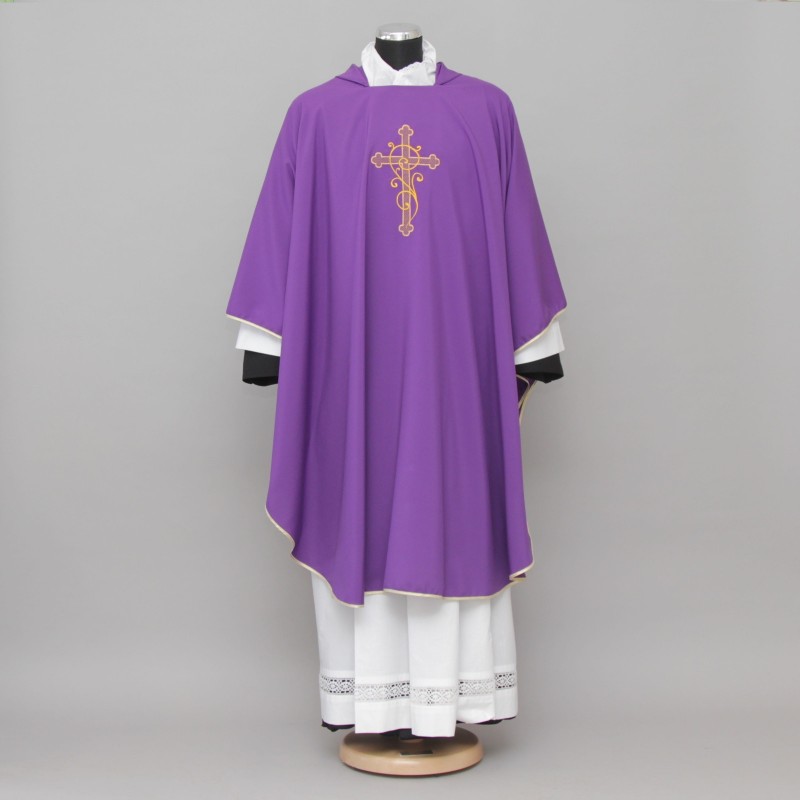 Gothic Chasuble 13188 - Purple  - 3