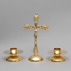 Cross and Candle holders with Oil candles, Set 2450  - 8